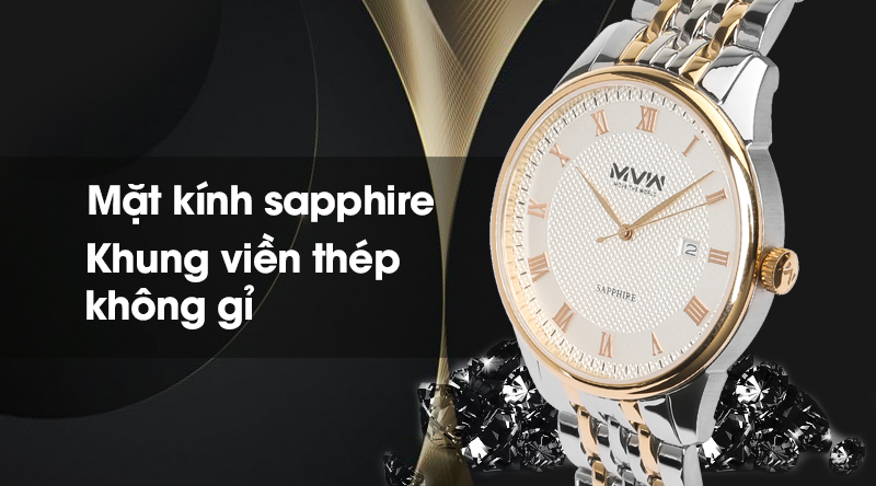Đồng hồ MVW MS068-01 với kiểu dáng nam tính và thời trang